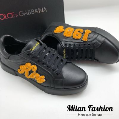 Кожаные кеды  Dolce & Gabbana #vr126